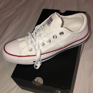 White low top converse